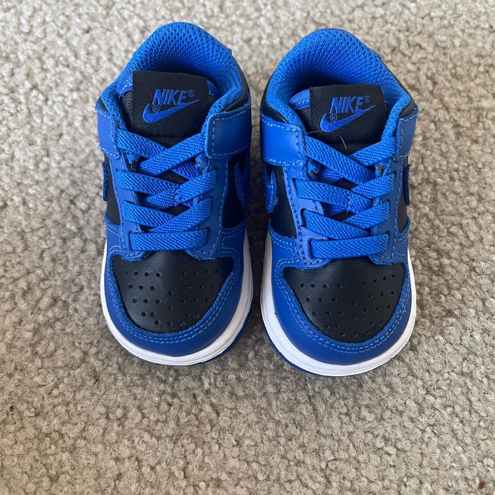 Nike Black & Blue Baby Sneakers